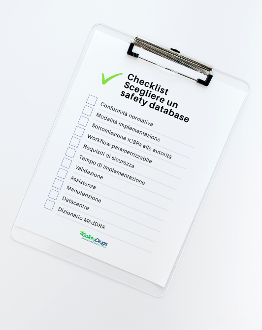 Scegliere un safety database checklist
