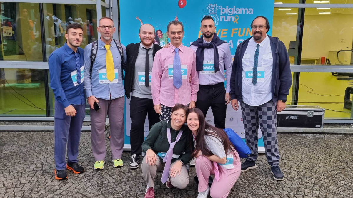 Team SafetyDrugs alla pigiama run 2025